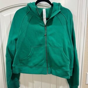 lululemon athletica Green Scuba Full Zip